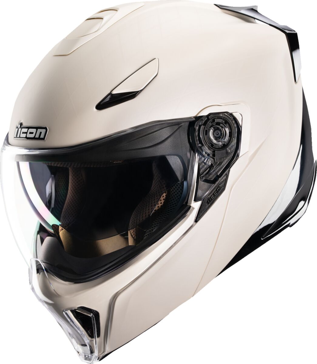 Hjelm modulær, Threshold Steady State Modular Helmet White — Icon