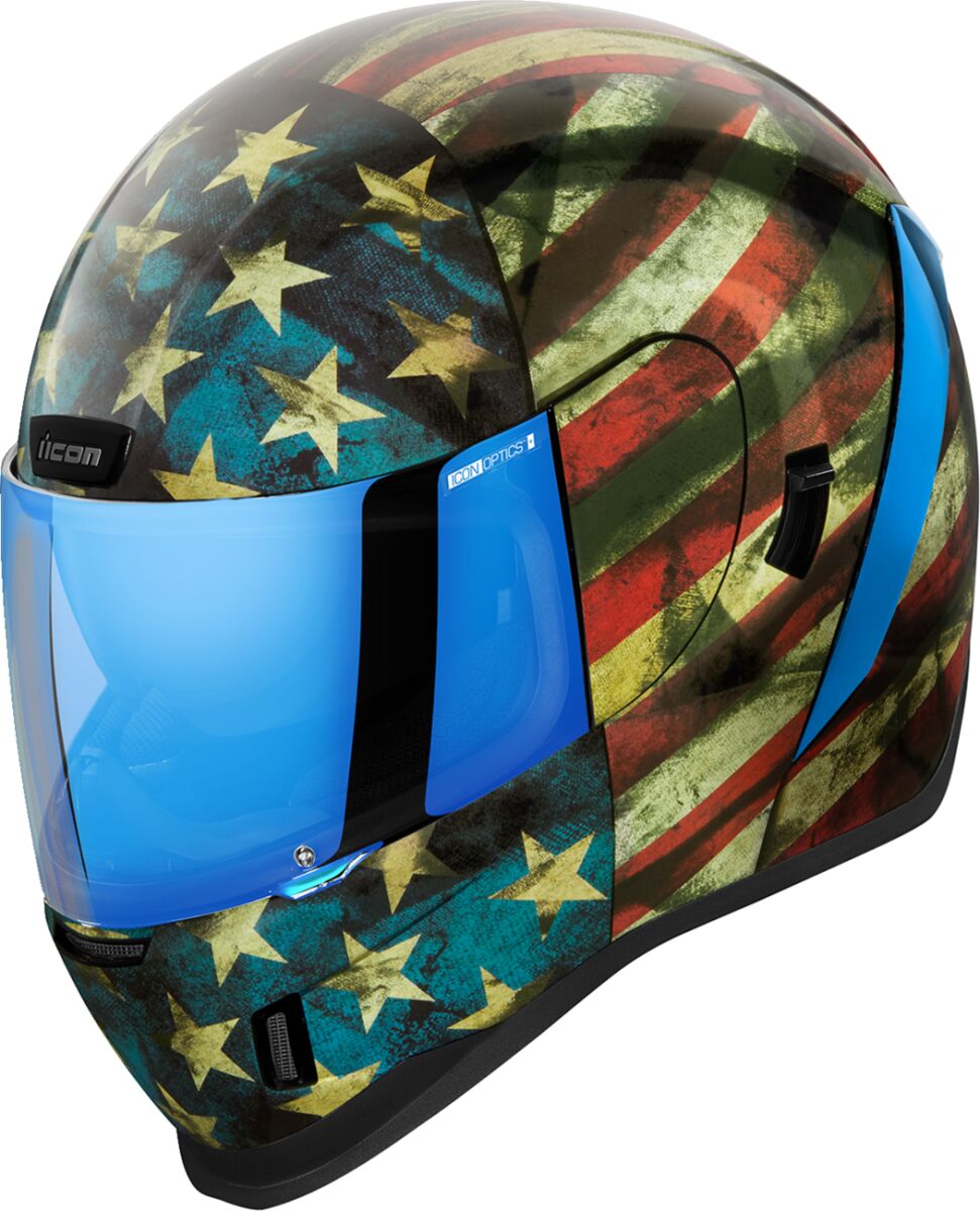 Hjelm integral gate, Airform Old Glory Helmet — Icon