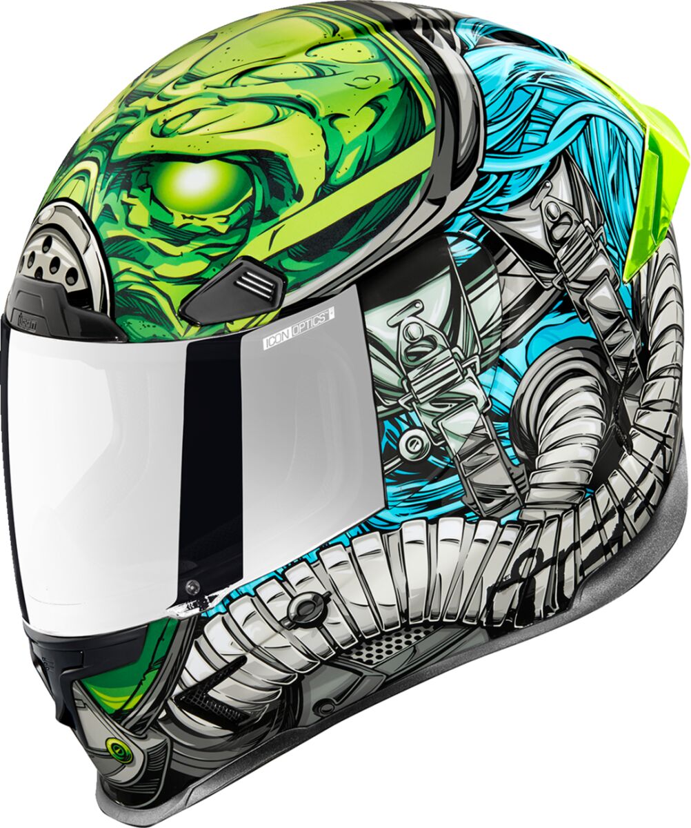 Hjelm integral gate, Airframe Pro Outbreak Helmet Blue — Icon
