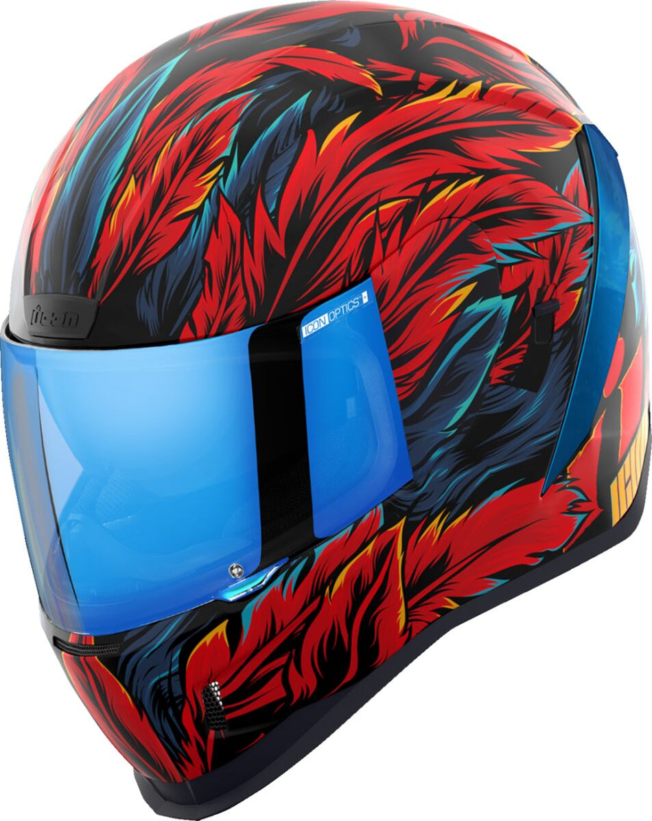 Hjelm integral gate, Airform Fever Dream Helmet Blue — Icon