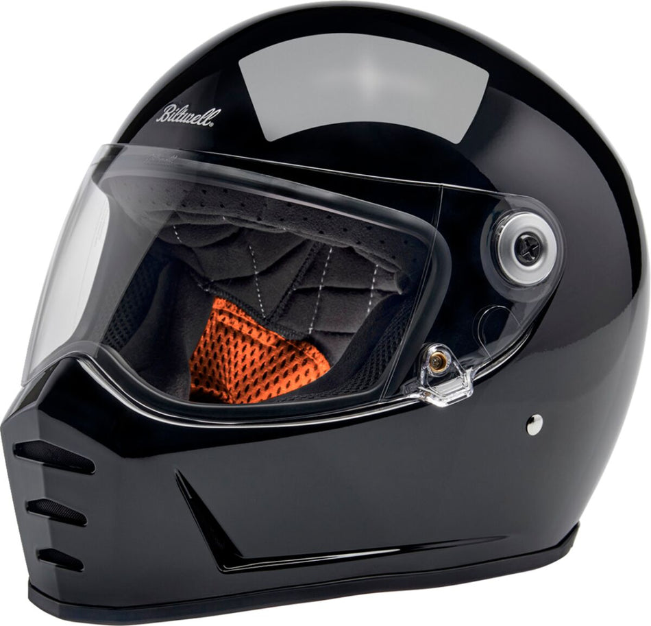 Hjelm integral gate, Lane Splitter 22.06 Helmet Black Gloss — Biltwell