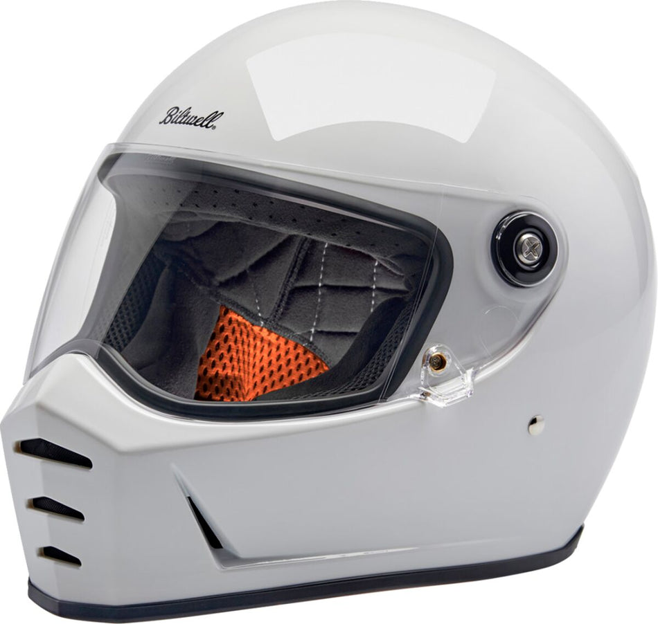 Hjelm integral gate, Lane Splitter 22.06 Helmet Gloss White — Biltwell