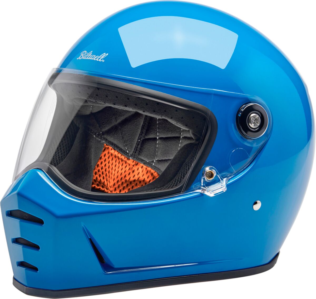 Hjelm integral gate, Lane Splitter 22.06 Helmet Gloss Tahoe Blue — Biltwell