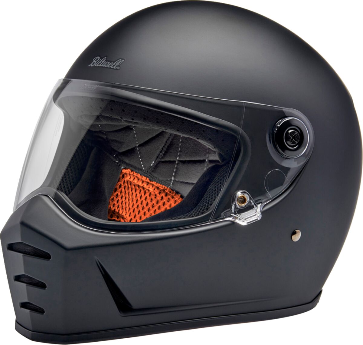 Hjelm integral gate, Lane Splitter 22.06 Helmet Black Flat — Biltwell