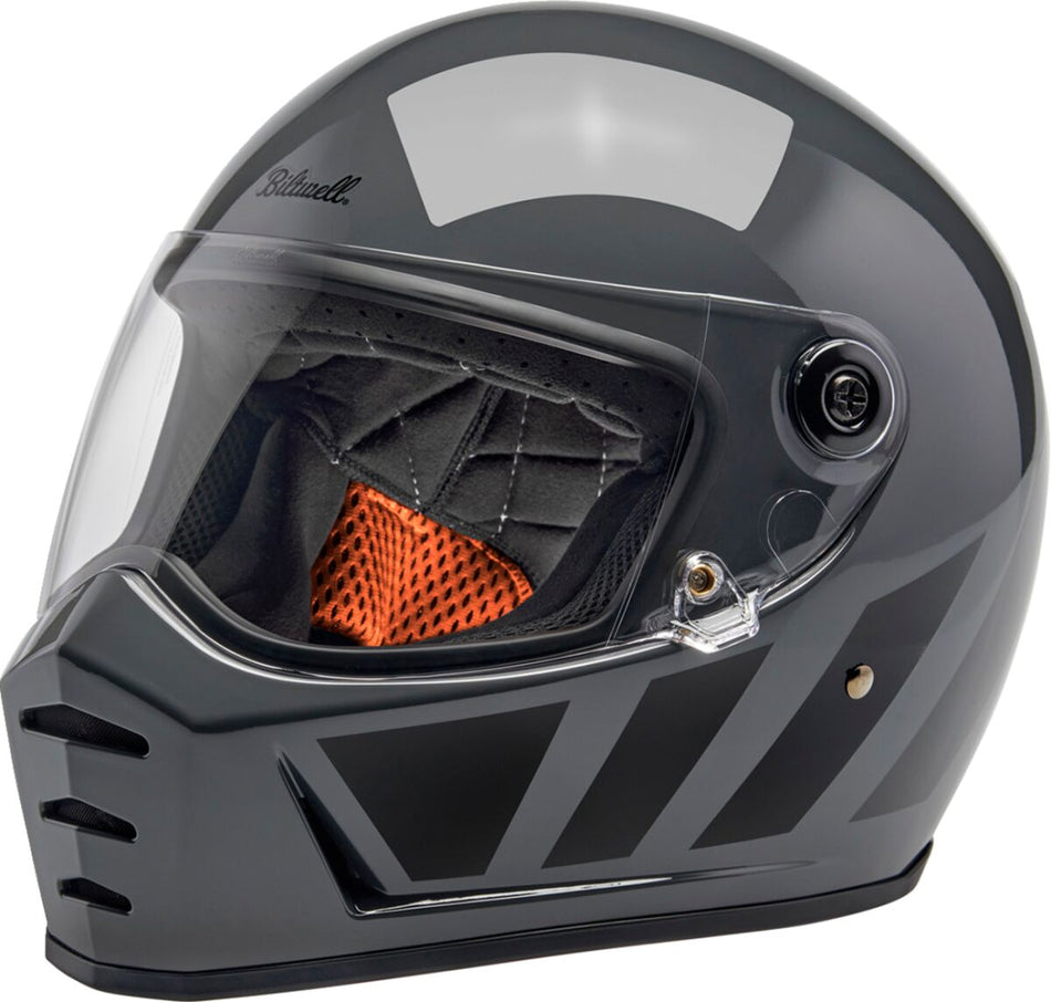 Hjelm integral gate, Lane Splitter 22.06 Helmet Storm Gray — Biltwell