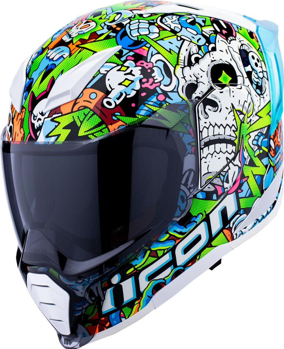 Hjelm integral gate, Ultraflite Doodle 3 MIPS Helmet Blue — Icon