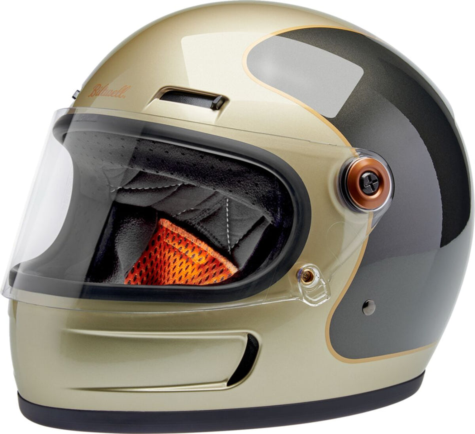 Hjelm integral gate, Gringo SV Helmet Champagne Charcoal Gloss Metallic — Biltwell