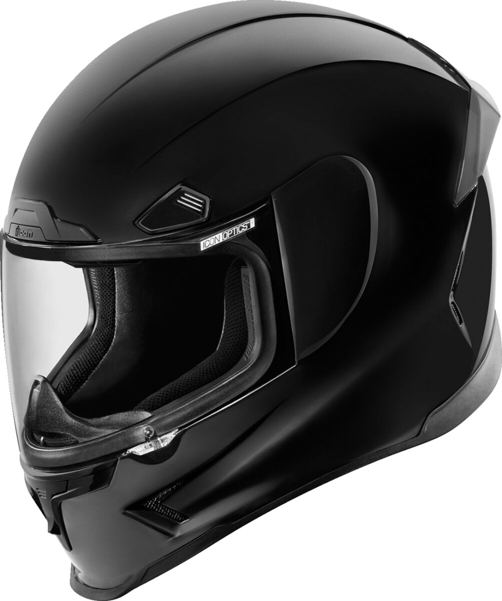 Hjelm integral gate, Airframe Pro Helmet Black Gloss — Icon