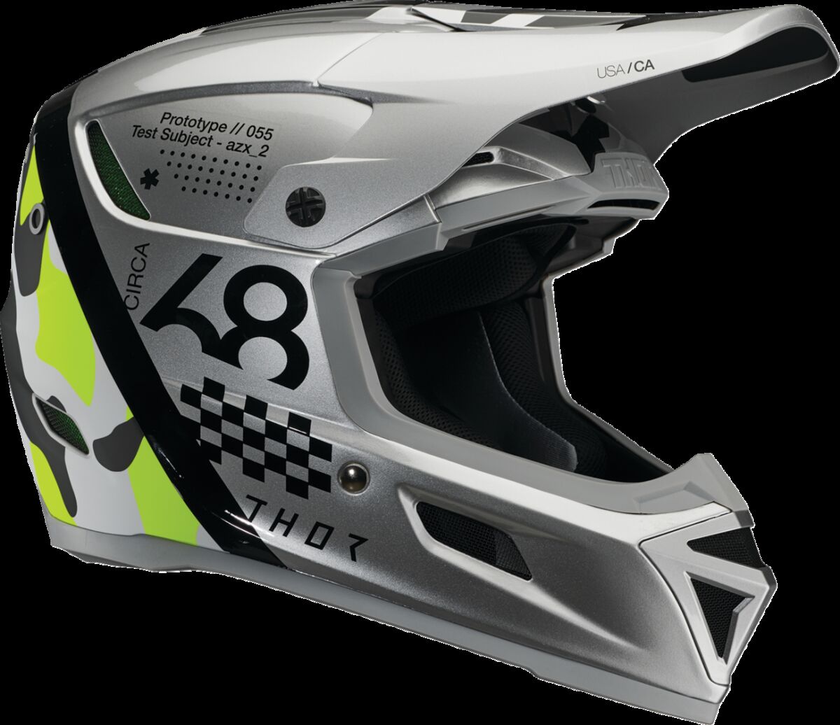 Hjelm offroad, Reflex Sport Riot MIPS Helmet Acid Gray — Thor