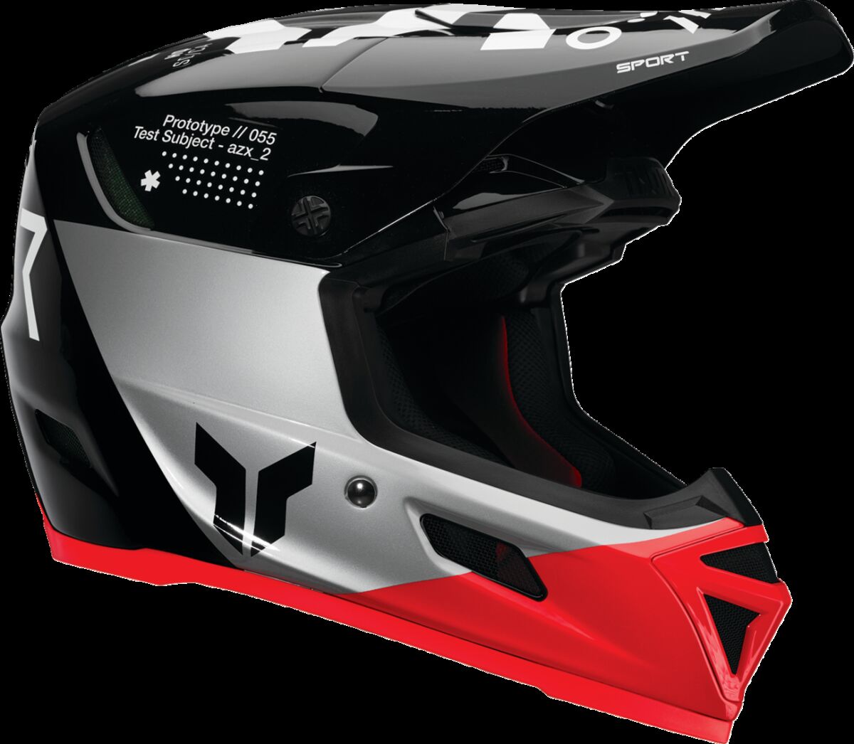 Hjelm offroad, Reflex Sport Strike MIPS Helmet Black Red — Thor