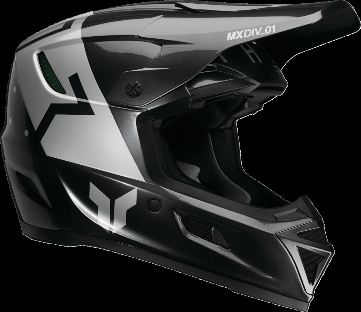 Hjelm offroad, Reflex Sport Rogue MIPS Helmet Charcoal Silver — Thor