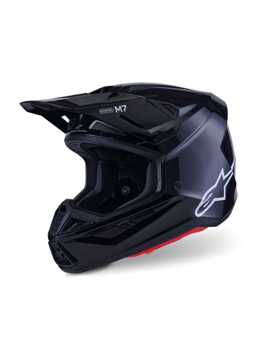 Hjelm offroad, S-M7 Helmet Black — Alpinestars