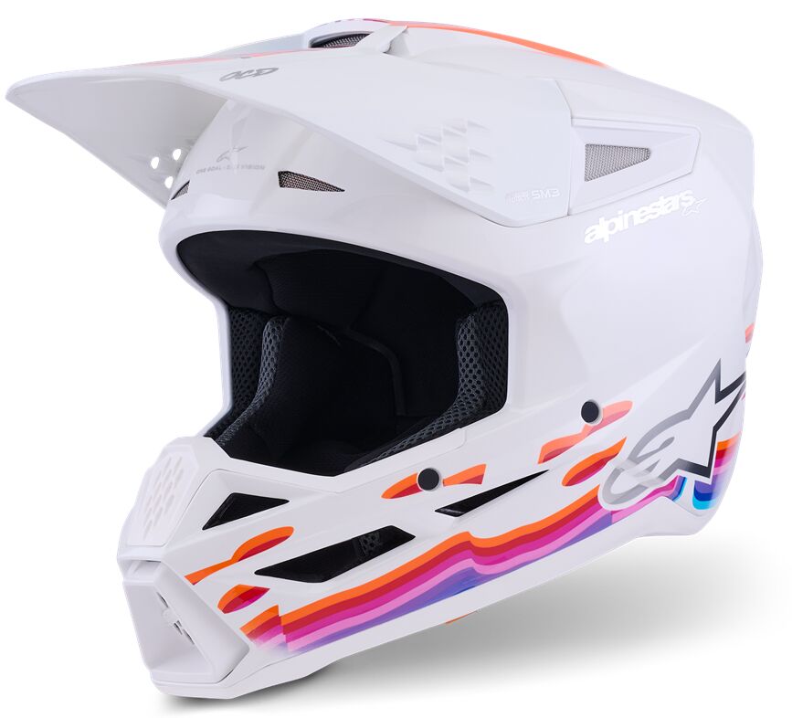 Hjelm offroad, SM3 Force Helmet White — Alpinestars