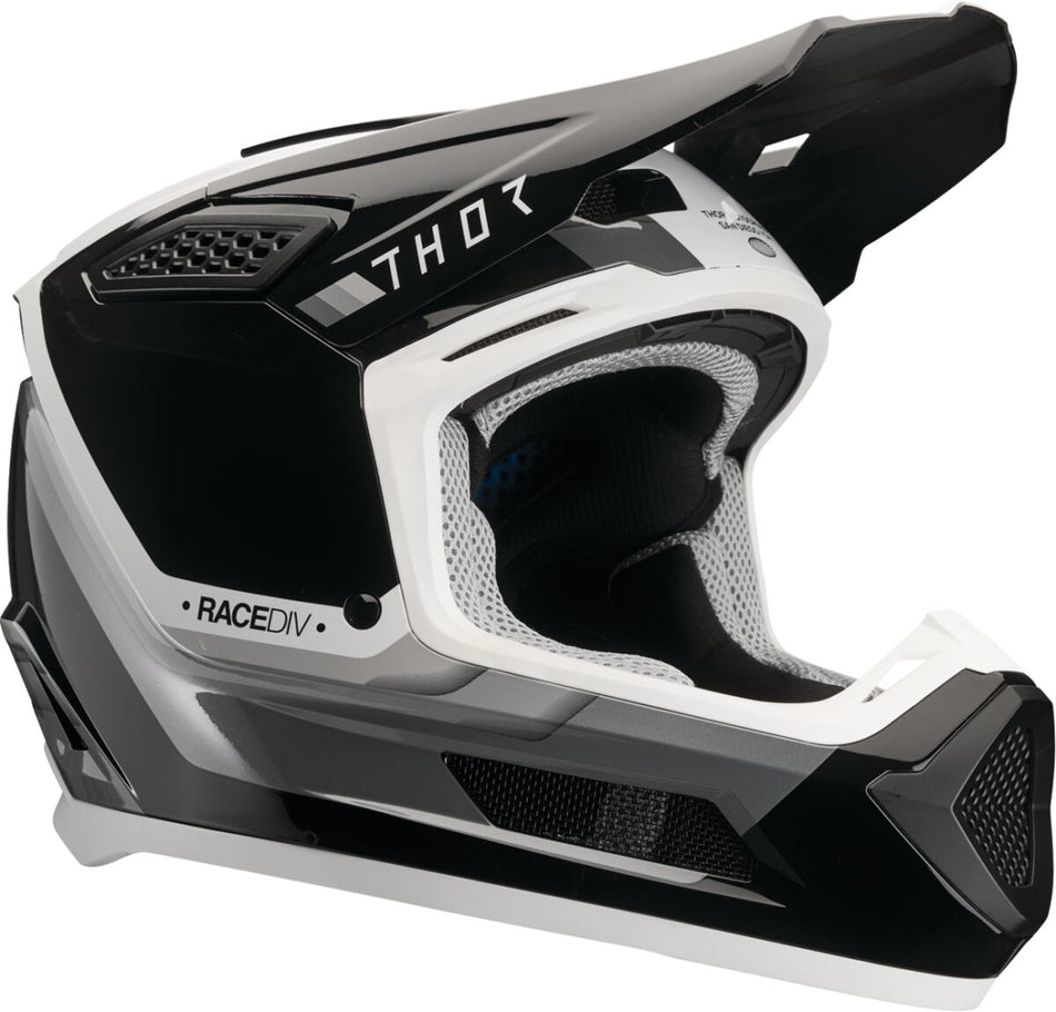 Hjelm offroad, Fleet Defy Helmet Black White — Thor