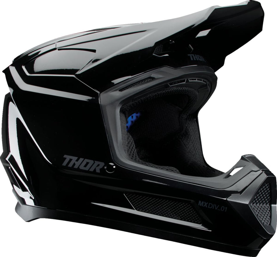 Hjelm offroad barn, Youth Fleet Blackout Helmet — Thor