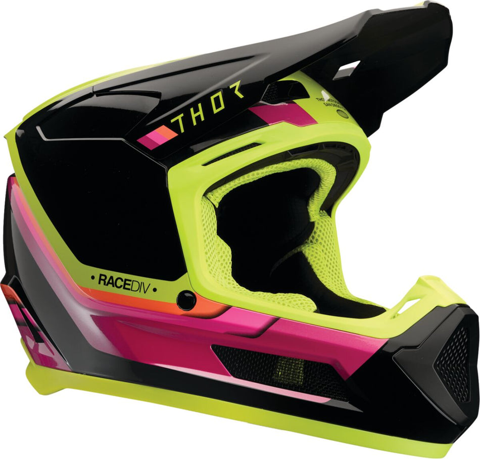 Hjelm offroad barn, Youth Fleet Defy Helmet Acid Black — Thor