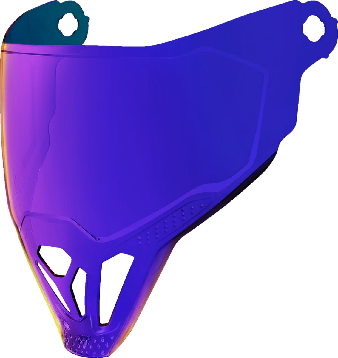 Visir erstatning, Shield Aflt Force DOT Blurple Purple — Icon 0130-1348