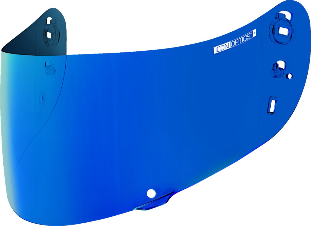 Visir erstatning, Shield Optics DOT Boatdrink Blue — Icon 0130-1354