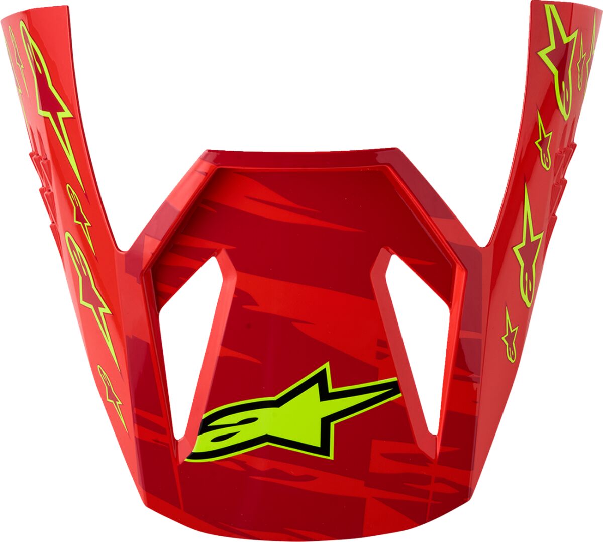 Hjelmskjermer og peak, Visor S-M3 Falcon RD/WH/BL — Alpinestars 8980827-3206