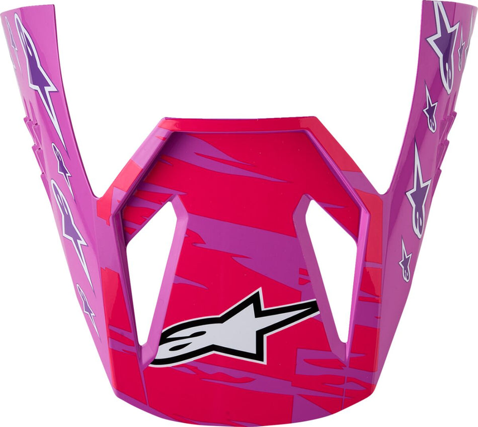 Hjelmskjermer og peak, Visor S-M3 Falcon PU/WH/PK — Alpinestars 8980827-3222
