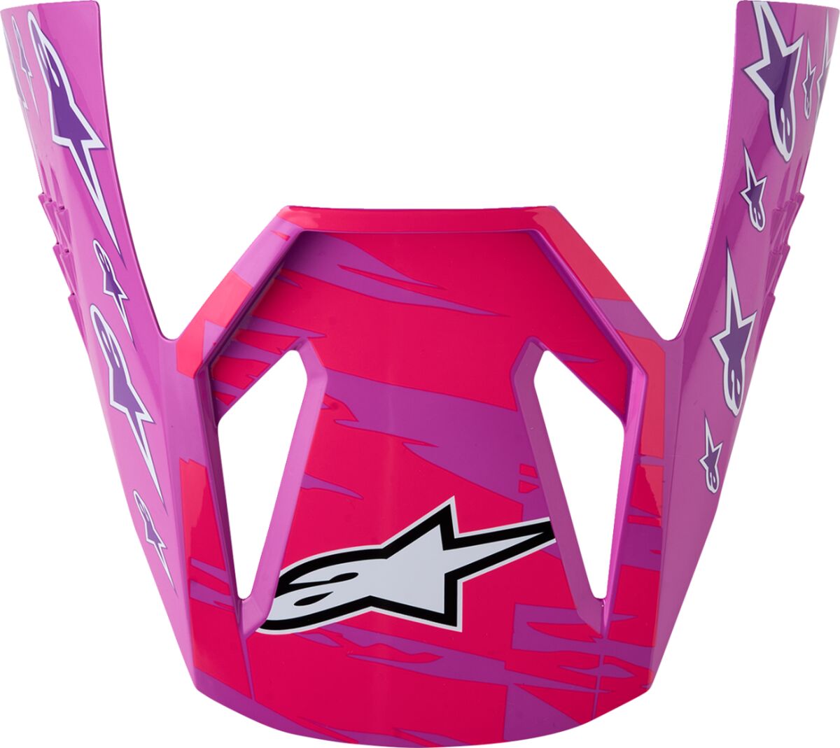 Hjelmskjermer og peak, Visor Yth S-M3 Falcon PU/WH/PK — Alpinestars 8980927-3206-YPU