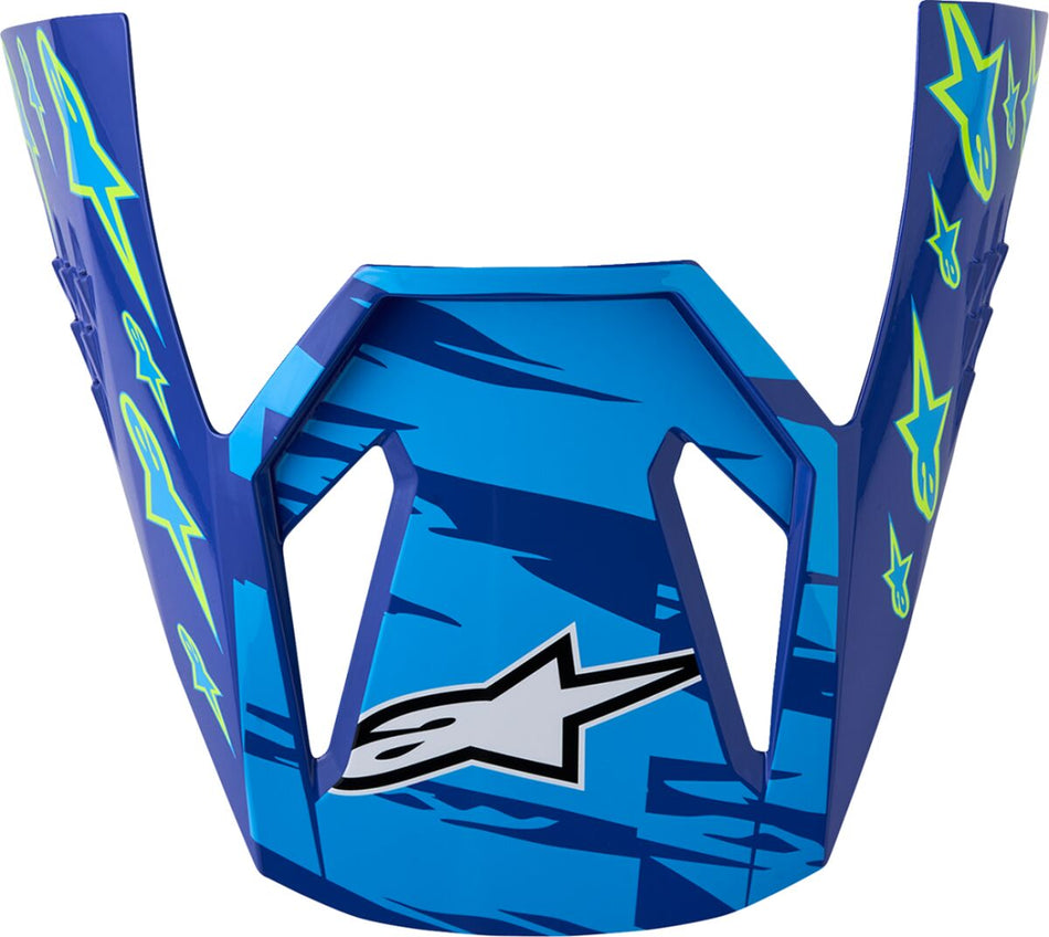 Hjelmskjermer og peak, Visor Yth S-M3 Falcon BL/BK/PK — Alpinestars 8980927-3206-YBL