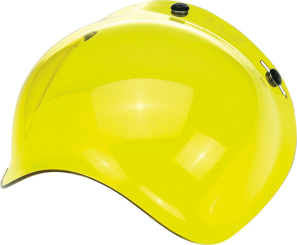 Visir universal, Polycarbonate Anti-Fog Bubble Shield Yellow — Biltwell 2001-103