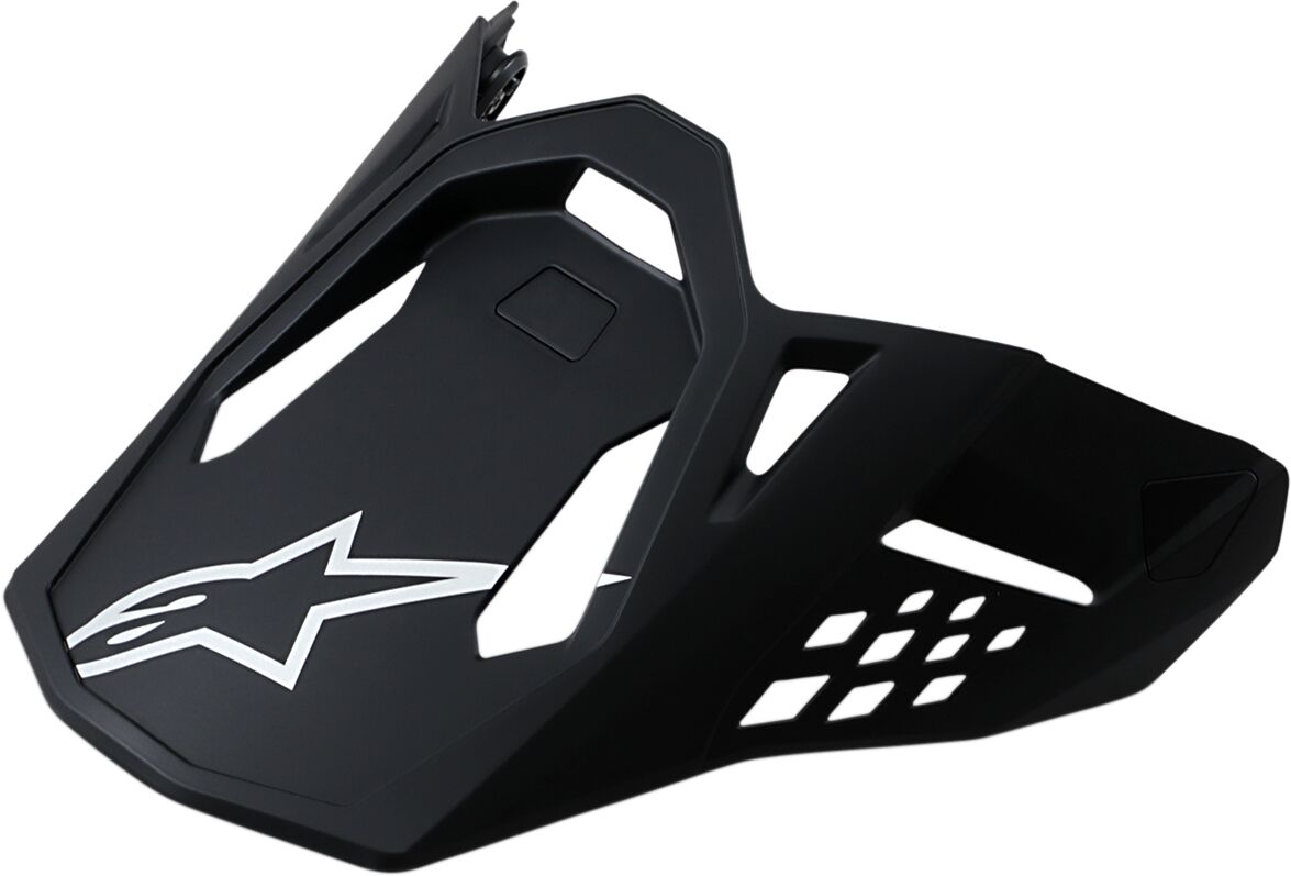 Hjelmskjermer og peak, Visor SM10/SM8 Black Matt — Alpinestars 8981019-110-OS