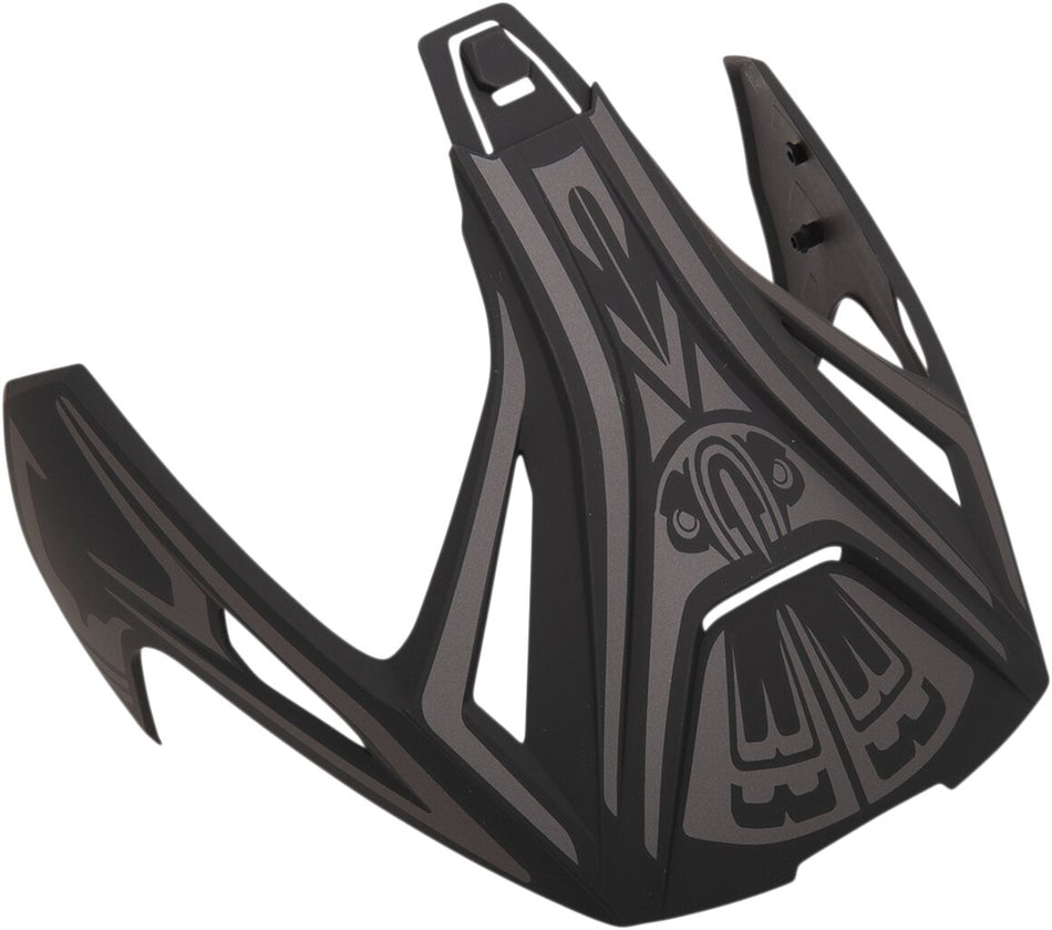 Hjelmskjermer og peak, Visor Vpro Totem BK/GY — Icon 0132-1344