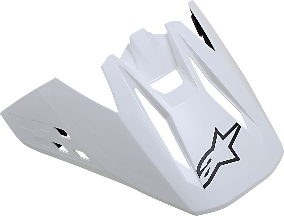 Hjelmskjermer og peak, Visor S-M5 Solid Gloss WT — Alpinestars 8983021-2180