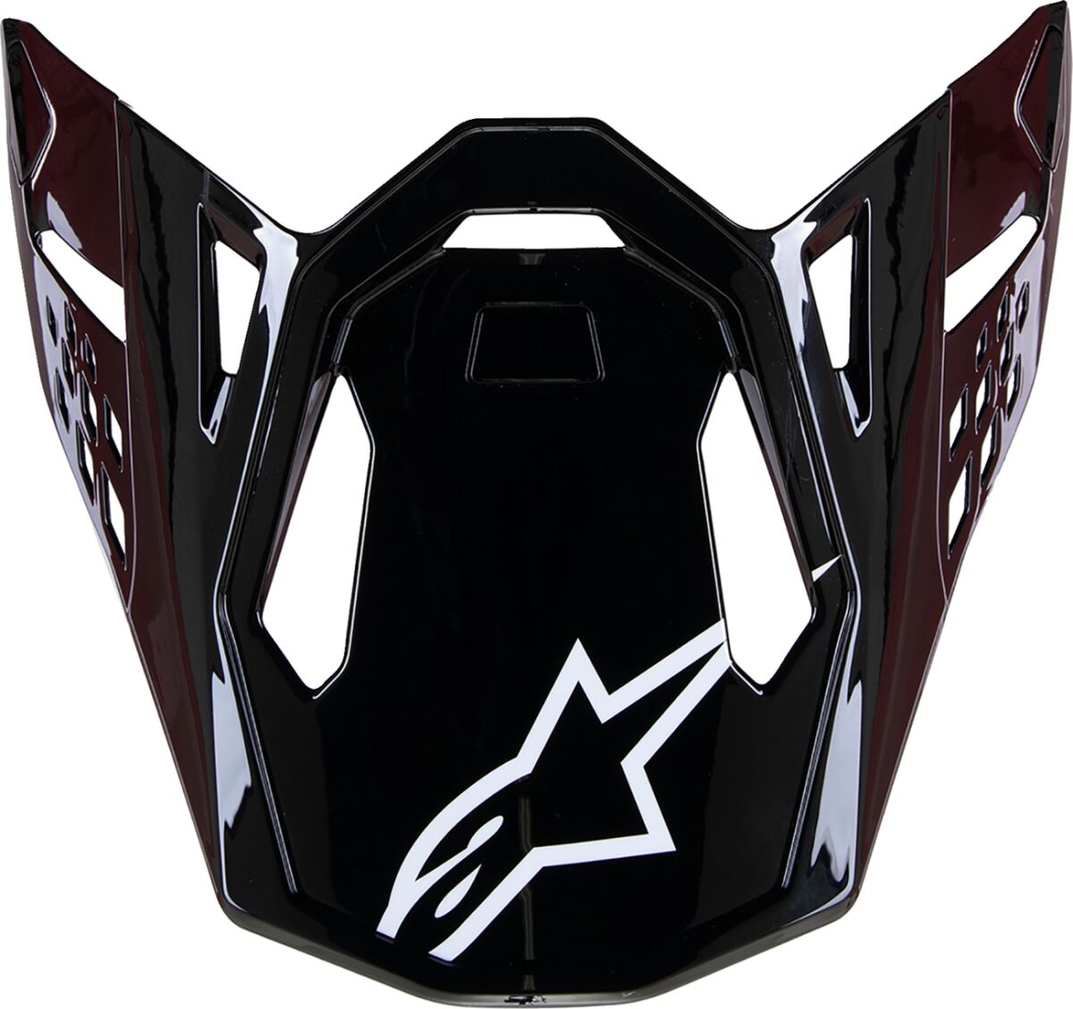 Hjelmskjermer og peak, Visor SM10 Black Carbon — Alpinestars 8980123-1188-OS