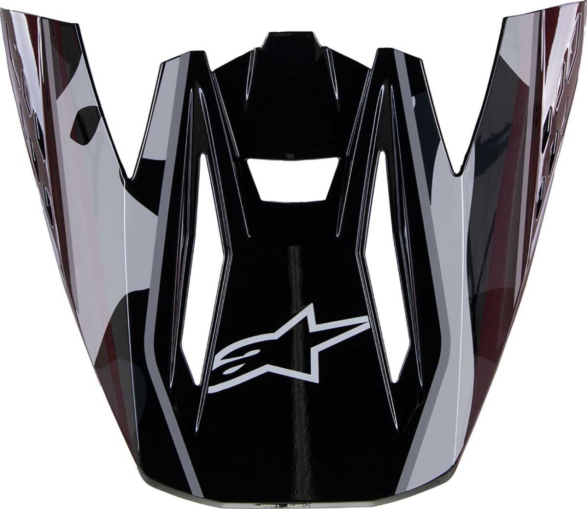Hjelmskjermer og peak, Visor SM5 ROV2 GY/YLW — Alpinestars 8983823-9350-OS