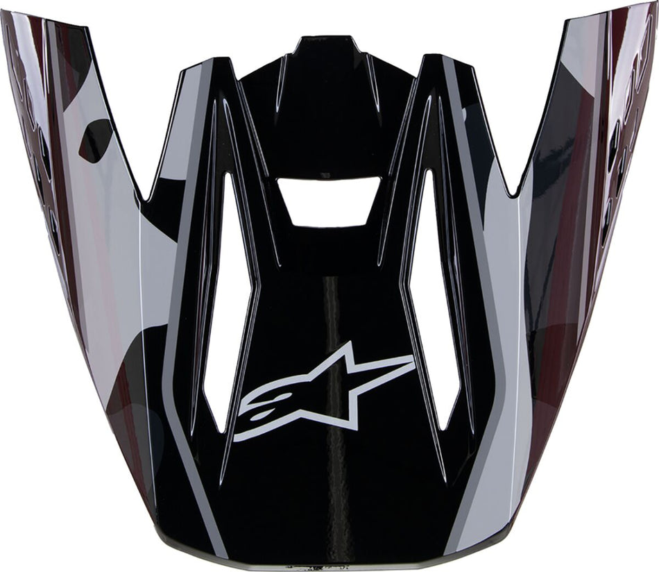 Hjelmskjermer og peak, Visor SM5 ROV2 GY/YLW — Alpinestars 8983823-9350-OS