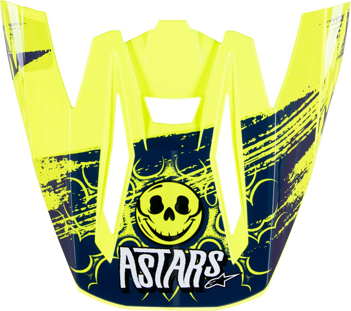 Hjelmskjermer og peak, Visor SM5 Rash NV/YL — Alpinestars 8987023-7455-OS