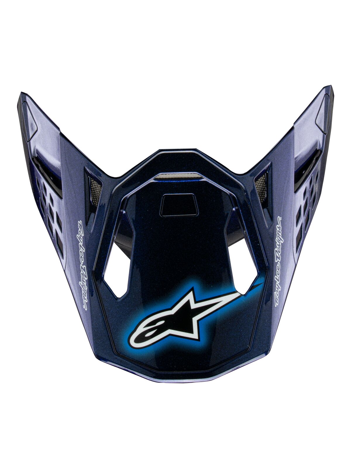 Hjelmskjermer og peak, Visor S-M10 TLD25 DARK/BLUE — Alpinestars 8980225-7186-