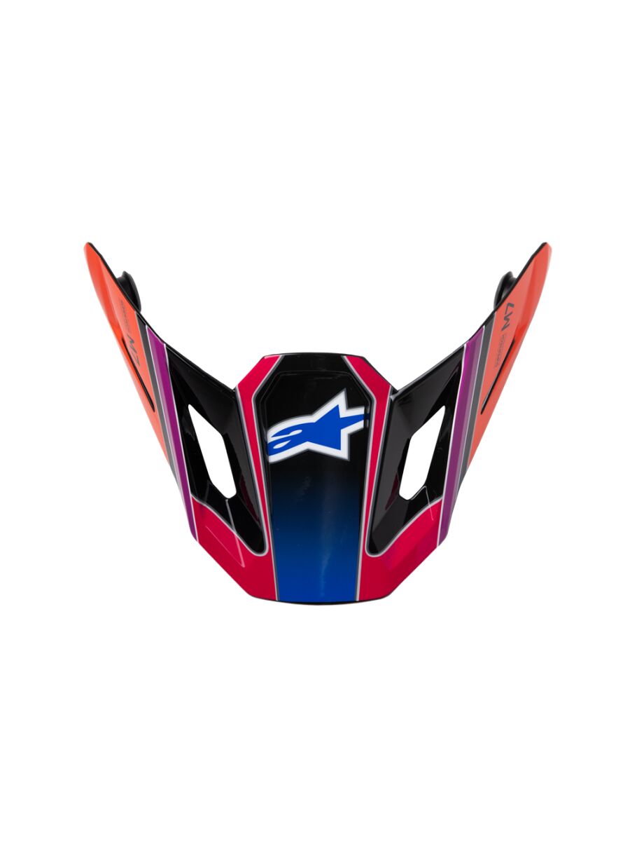 Hjelmskjermer og peak, Visor SM7 Fuse BLU/PU/PINK — Alpinestars 8981126-7256