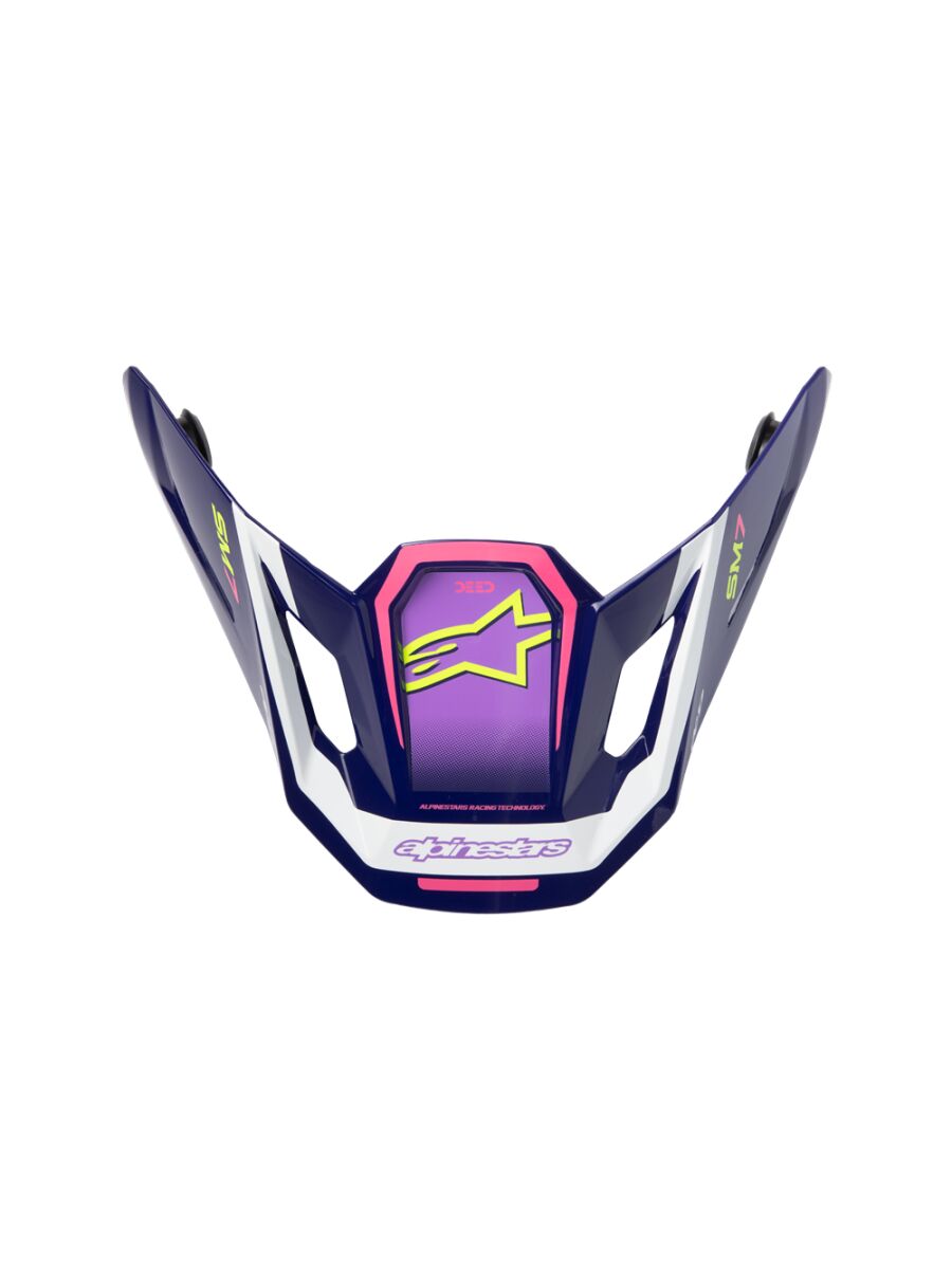 Hjelmskjermer og peak, Visor SM7 Deed PURPLE/PINK — Alpinestars 8981326-3142