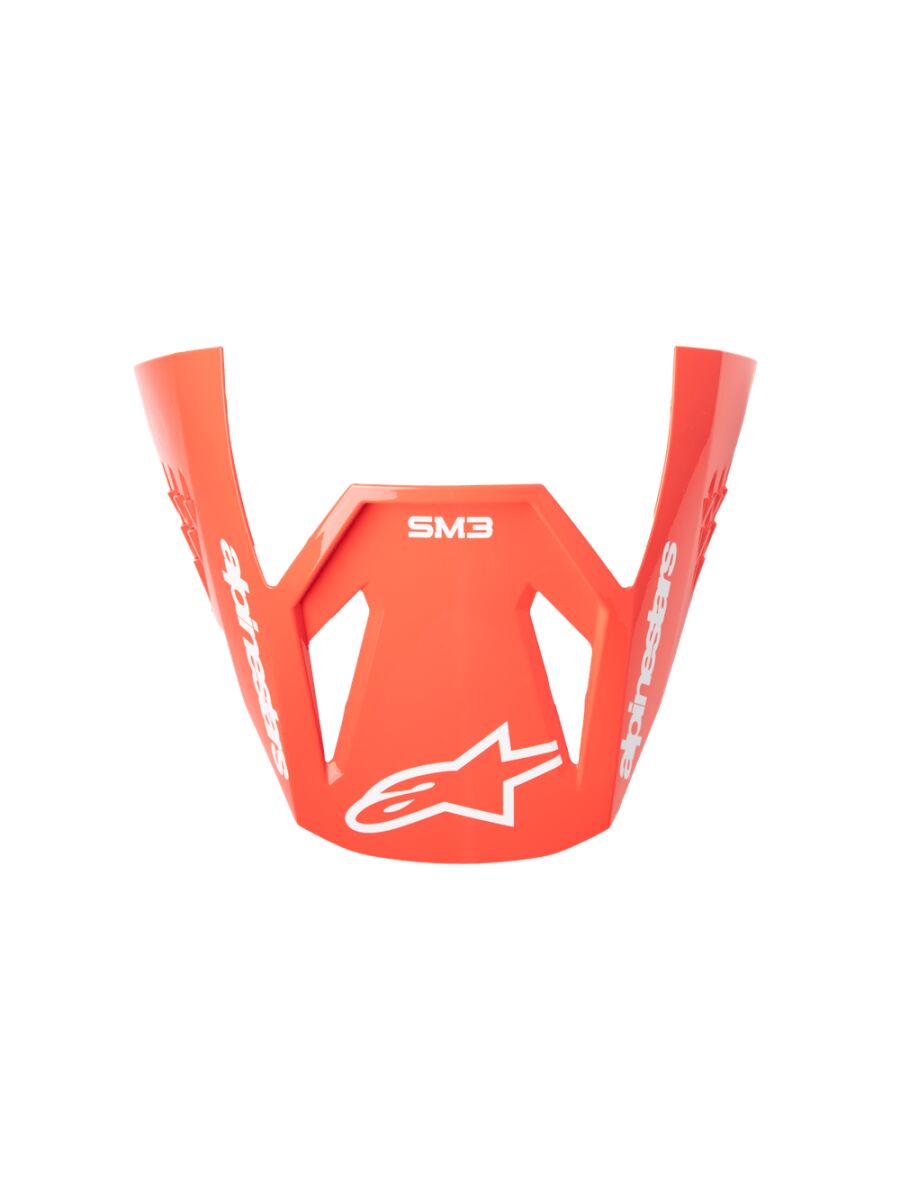 Hjelmskjermer og peak, Visor SM3 Radium BLK/RED/WH — Alpinestars 8980526-1553