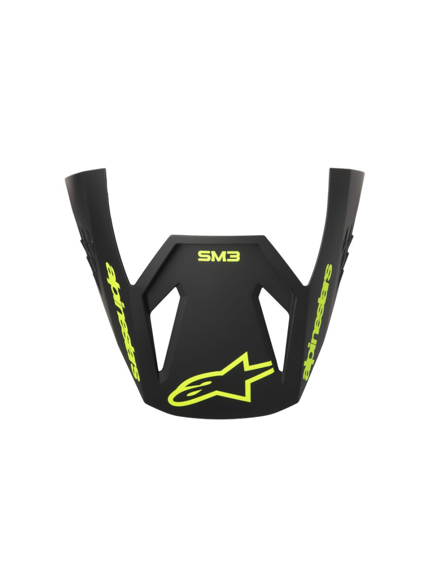 Hjelmskjermer og peak, Visor SM3 Radium GRAY/BLK/YL — Alpinestars 8980526-9510