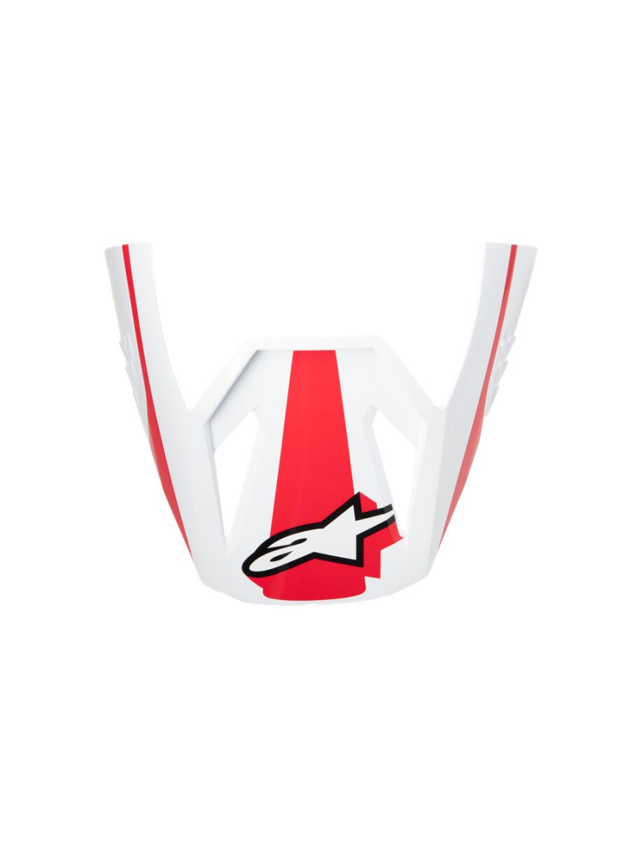 Hjelmskjermer og peak, Visor SM3 Heat RED/WH/BLK — Alpinestars 8980626-3126