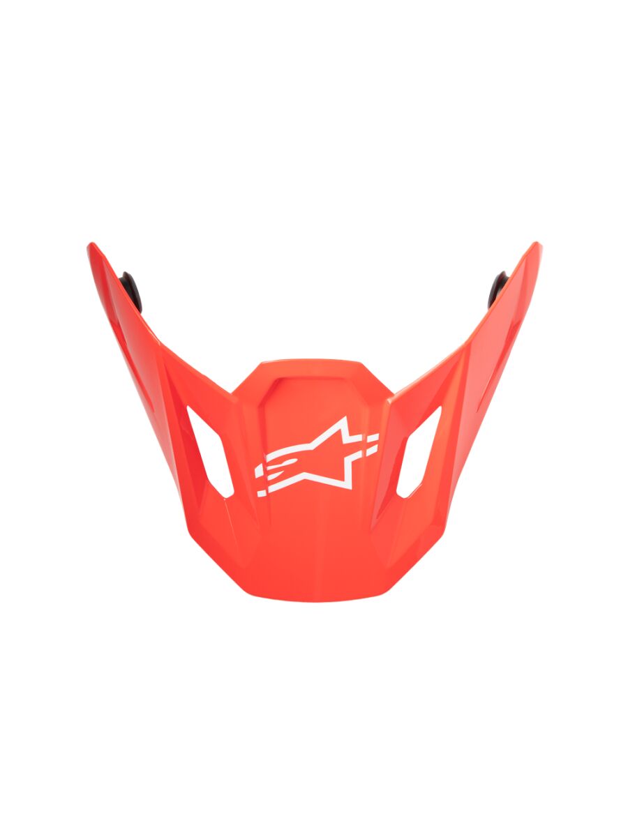 Hjelmskjermer og peak, Visor SM7 Core Red-Gloss — Alpinestars 8981026-3127