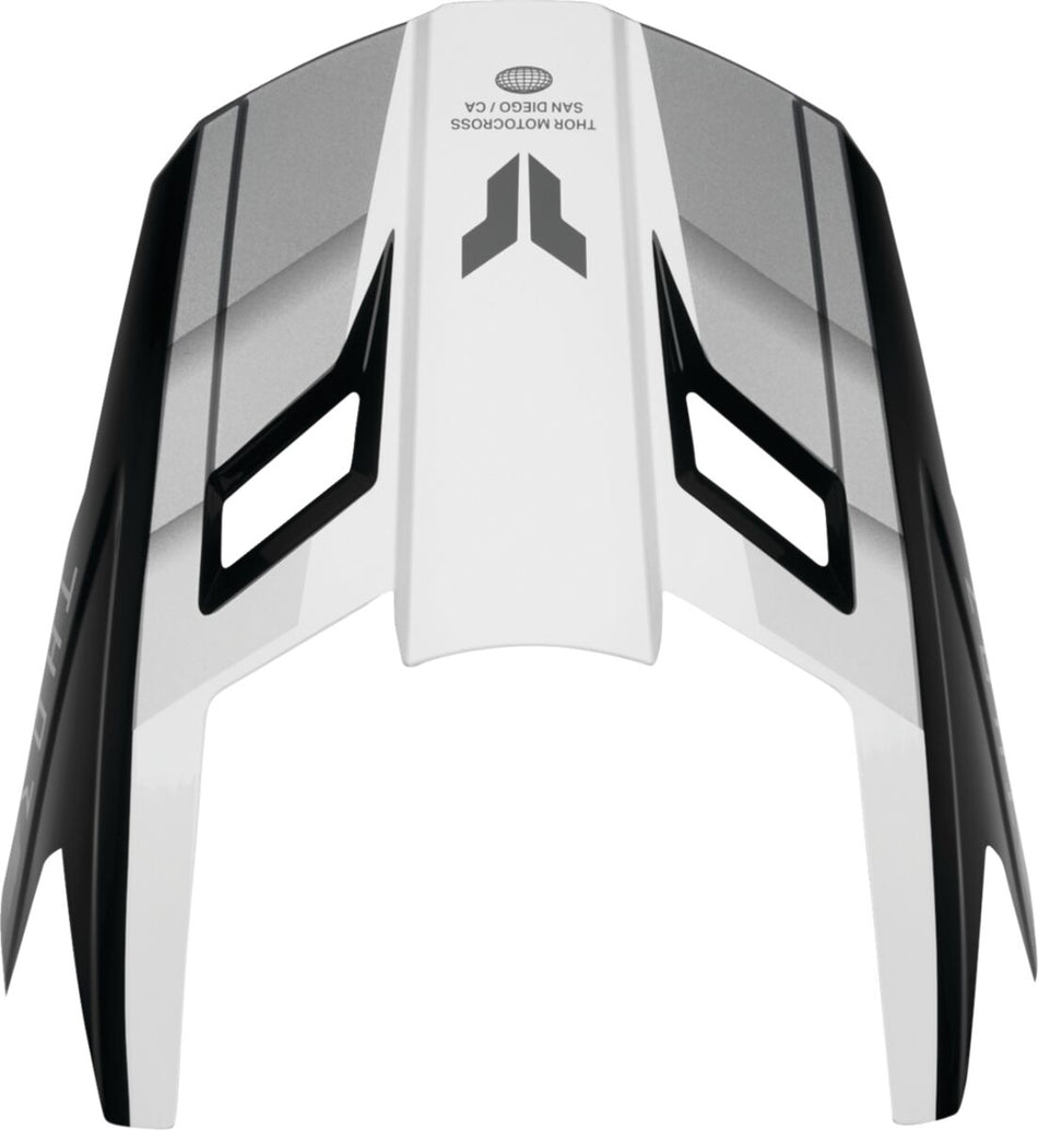 Hjelmskjermer og peak, Visor Kit Fleet Defy BK/WH Xs- — Thor 0132-1985