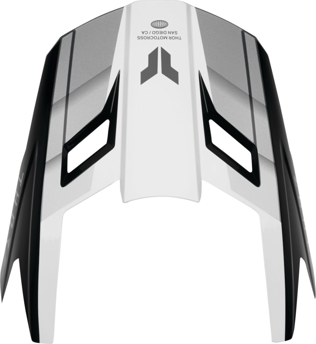 Hjelmskjermer og peak, Visor Kit Fleet Defy BK/WH L-2 — Thor 0132-1986