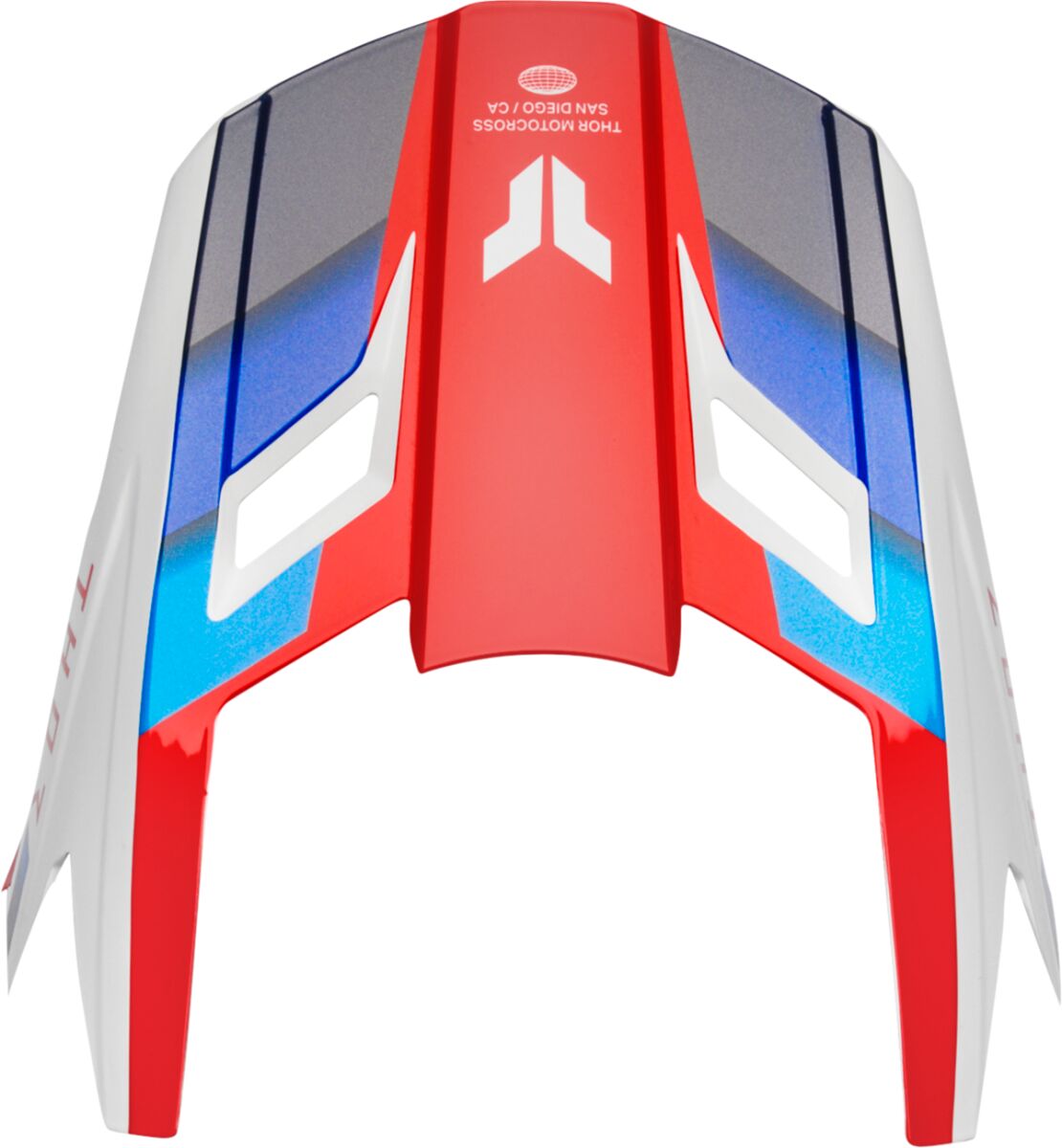 Hjelmskjermer og peak, Visor Kit Fleet Defy R/W/B L-4 — Thor 0132-1990