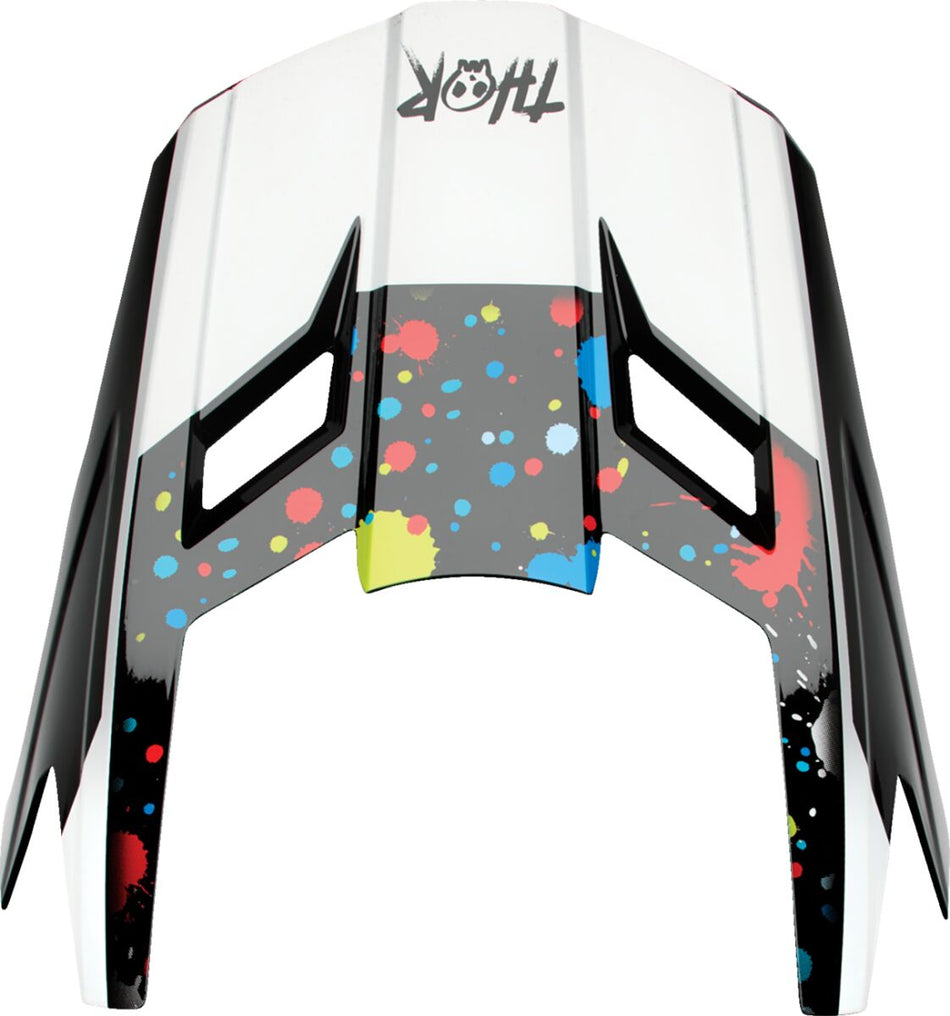 Hjelmskjermer og peak, Visor Kit Youth Fleet Splat BL — Thor 0132-1995