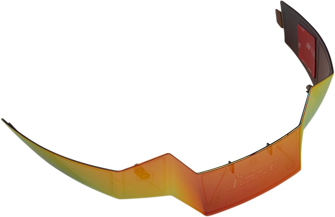 Hjelm utvendige deler, Rear Spoiler Aflt Rst Red — Icon 0133-1201