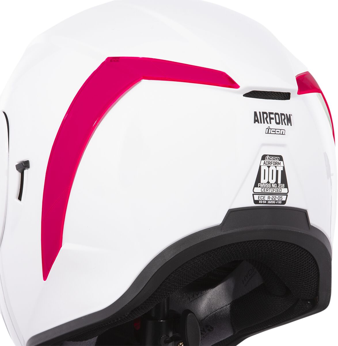 Hjelm utvendige deler, Rear Spoilr Afrm Dyglo RD — Icon 0133-1310