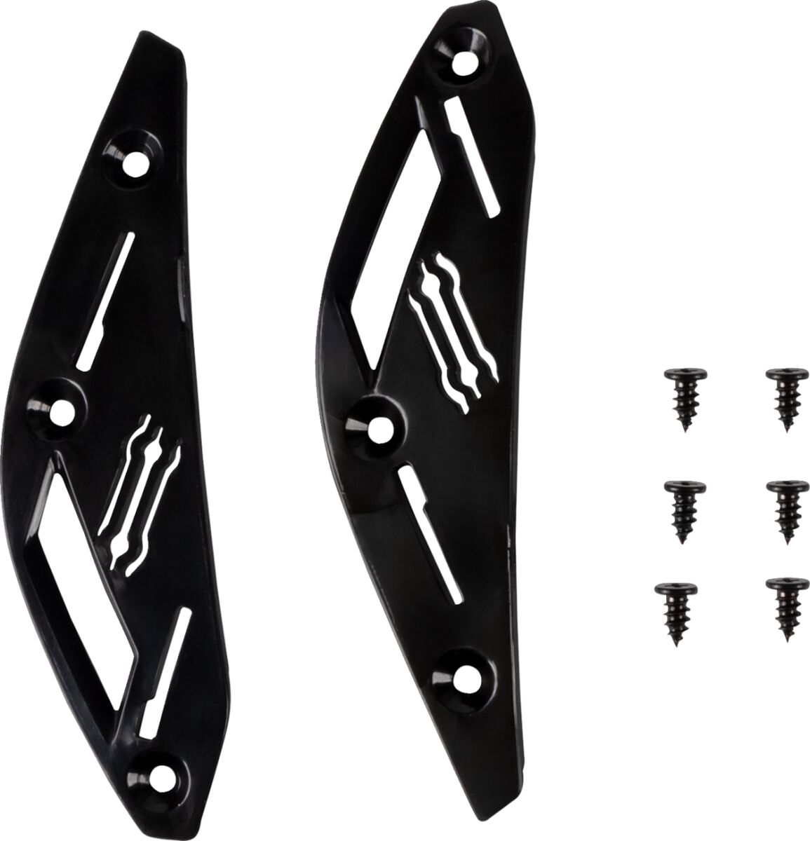 Hjelm utvendige deler, Ventbase Forehead Domn BK — Icon 0133-1402