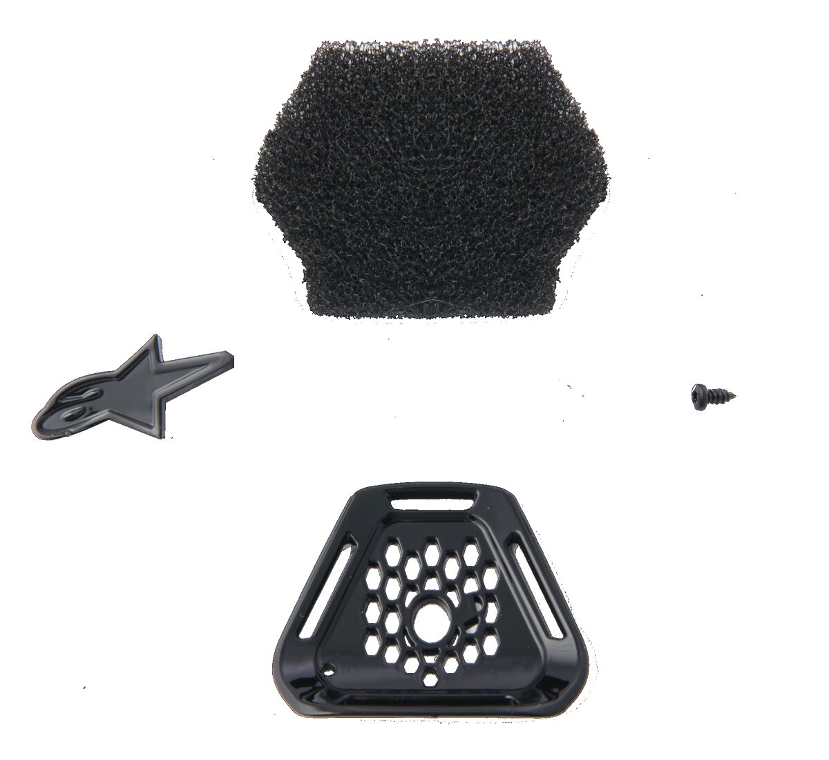 Hjelm utvendige deler, Chin Vent S-M10 Black — Alpinestars 8973023-10-OS