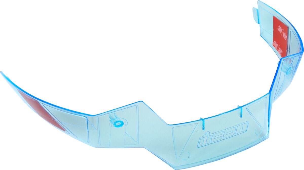 Hjelm utvendige deler, Rear Spoiler Airflite Dayglo B — Icon 0133-1547
